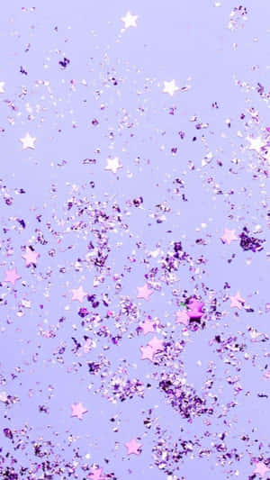 Confeti Morado Claro Lindo — Morado aesthetic GIF Fondos de pantalla