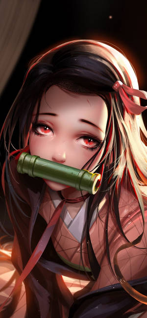 Nezuko Iphone — Galaxia A07 Fondos de pantalla