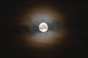 Vista previa del wallpaper luna llena, luna, noche, nubes