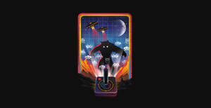 Fondo de pantalla de Control de Juegos Pixelado