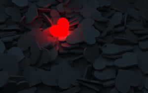 Fondo de corazón estético