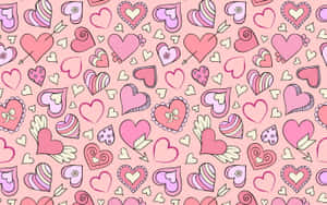 Fondo de corazón estético