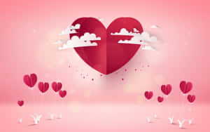 Fondo de corazón estético
