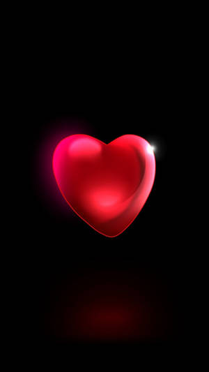 Fondo de pantalla de corazón rojo brillante estético — Corazón aesthetic GIF Fondos de pantalla