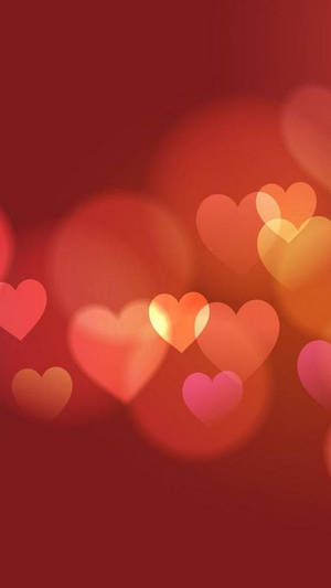 Corazones Brillantes para San Valentín — 9:16 Fondos de pantalla