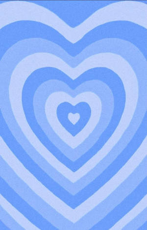 Corazones estéticos azules simples