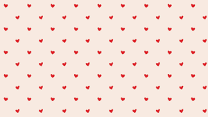 Fondo estético de corazones, estética rosa, fondo de corazones rojos, patrón, estética linda, preppy, estético, minimalista — Amor aesthetic GIF Fondos de pantalla