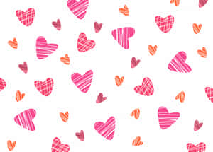 Corazones rojos y rosas lindos de San Valentín en arte digital — Lindo día de San Valentín Fondos de pantalla