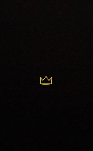 Corona Negra y Amarilla Simple — Simple Fondos de pantalla