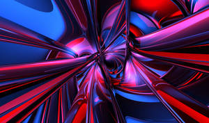 Fondo de pantalla abstracto con líneas multicolores en 3D