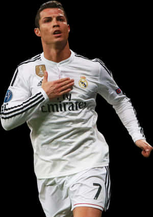 Cristiano Ronaldo en acción con el Real Madrid