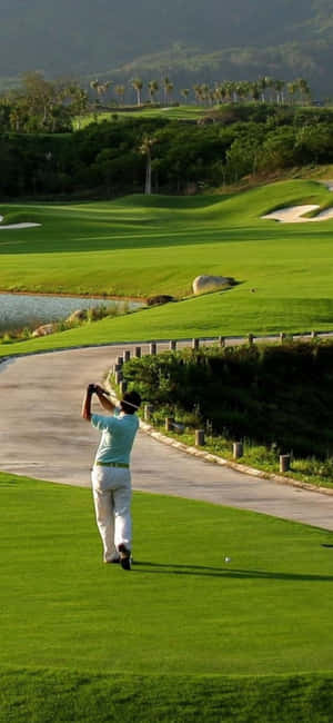 Fondo de Campo de Golf con iPhone X — Honor Play Fondos de pantalla