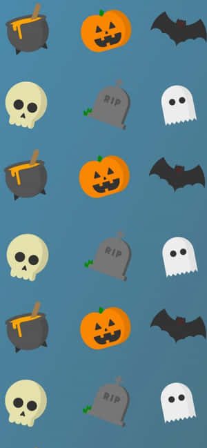 Dale vida a tu espíritu de Halloween con este festivo fondo para iPhone. — 1170x2532 Fondos de pantalla