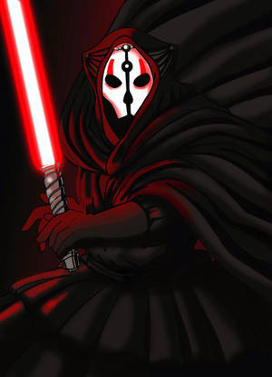 Fondo de pantalla de caricatura de Darth Nihilus — Halloween de caricatura Fondos de pantalla