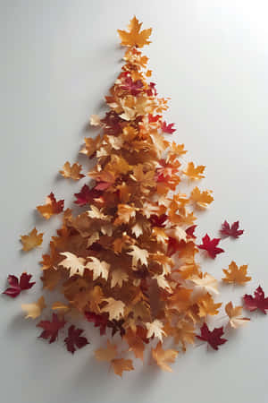 hojas,otoño,caída,decoración,árbol,naranja,rojo,marrón,arte,creativo,pared,hogar,festivo,estacional,naturaleza,arce,diseño,decorativo,arreglo,colorido — Naturaleza Fondos de pantalla