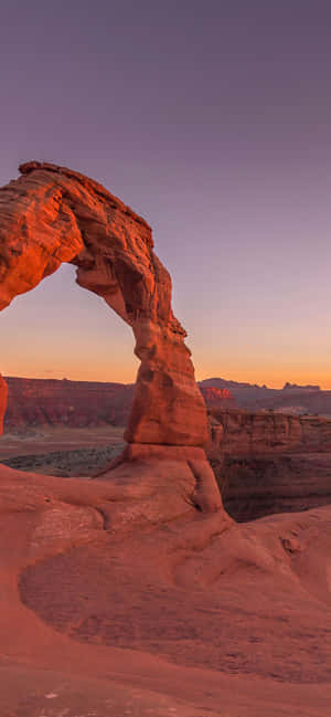 Arco Delicado al atardecer — Galaxia A27 Fondos de pantalla