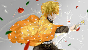 Demon Slayer Zenitsu Inconsciente — Demon slayer zenitsu Fondos de pantalla