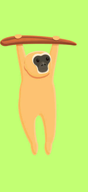 Fondo de Iphone Xs Max Gibbon — Moto G47 Fondos de pantalla
