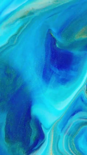 Fondo de pantalla azul luminoso para iPhone 11.
