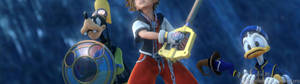 Fondo de pantalla de Sora con Donald y Goofy de Disney en Kingdom Hearts 3 — 3840x1080 Fondos de pantalla