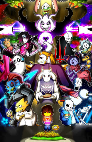 Descubre un mundo de aventuras con el Undertale Phone — Galaxy Z Fold 8 Fondos de pantalla