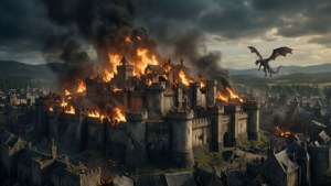Desembarco del Rey arde mientras Daenerys ataca