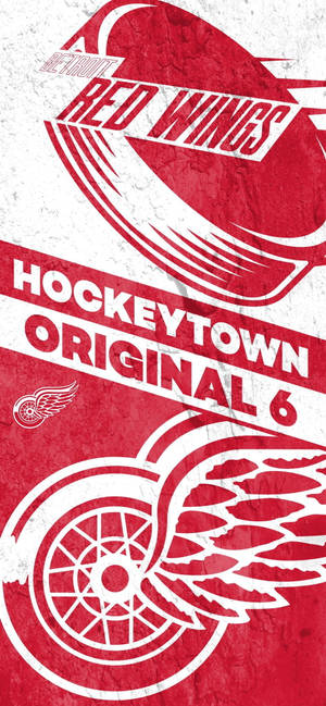 Fondo de pantalla Detroit Red Wings Hockey Town — iPhone 17 Fondos de pantalla