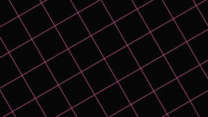 Diagonal Grid Negro y Rosa Estético — Estético minimalista GIF Fondos de pantalla