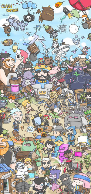 Dibujo Animado Clash Royale — iPhone 17 Fondos de pantalla