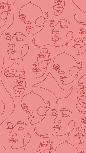 Estética vintage rosa — Patrón genial Fondos de pantalla