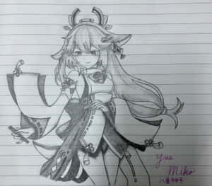 Dibujo de Yae Miko para Perfil — Genshin impact GIF Fondos de pantalla