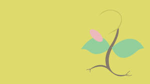 Dibujo minimalista estético de Bellsprout para escritorio — Estético minimalista GIF Fondos de pantalla