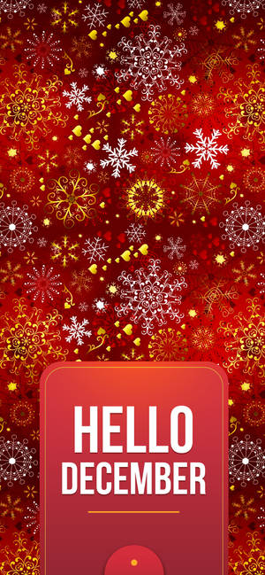 Fondo de pantalla de teléfono Diciembre Rojo Festivo — iPhone 17 Pro Fondos de pantalla