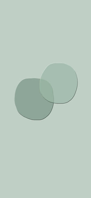 Diferentes Tonos de Verde Pastel — iPhone 13 Fondos de pantalla