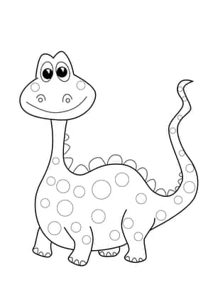 Imágenes de dinosaurios para colorear — iPad Pro M4 Fondos de pantalla