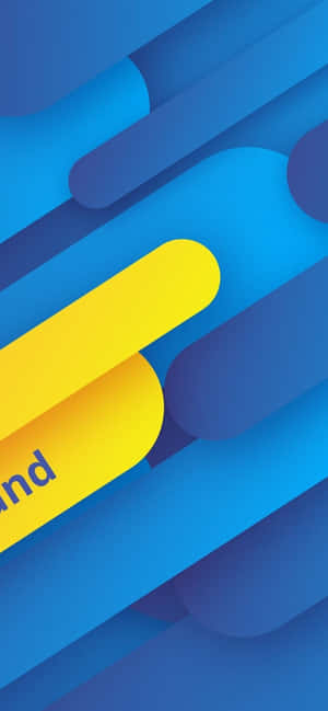 Fondo Azul y Amarillo — Realme P4 Fondos de pantalla