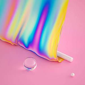 Fondo de pantalla de Diseño de Seda Arcoíris Pastel — Arcoíris pastel Fondos de pantalla