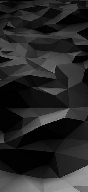 Imagen Negra de Apple iPhone con Diseño Geométrico — Galaxy S24 FE Fondos de pantalla