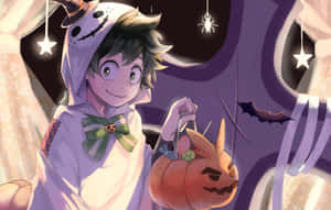 My Hero Academia Halloween [wallpaper] — Manga GIF Fondos de pantalla
