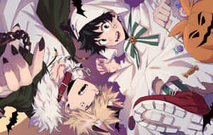 My Hero Academia Halloween [fondo de pantalla] — Manga GIF Fondos de pantalla