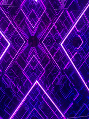 Fondo Neón Púrpura — iPad Pro M4 Fondos de pantalla