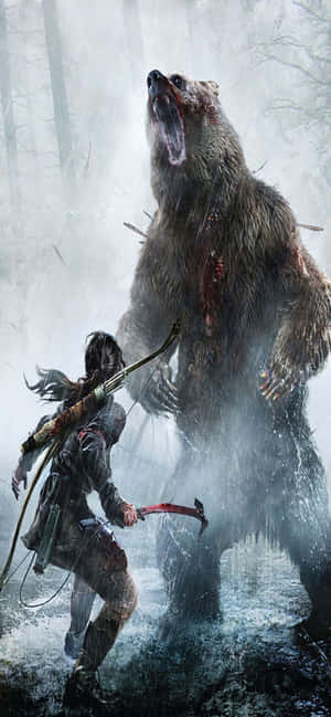 Fondo iPhone Xs Max Rise Of The Tomb Raider — Galaxy S24 Fondos de pantalla