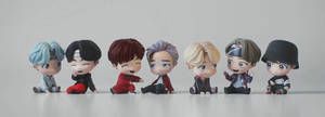 ¡Disfruta la Diversión y los Aspectos Más Tiernos de los Muñecos Tiny Tan de BTS! — Lindo bts Fondos de pantalla