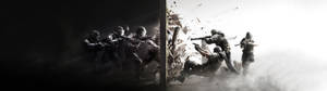 Fondo de pantalla dual de Tom Clancy's Rainbow Six Siege. — 32:9 Fondos de pantalla