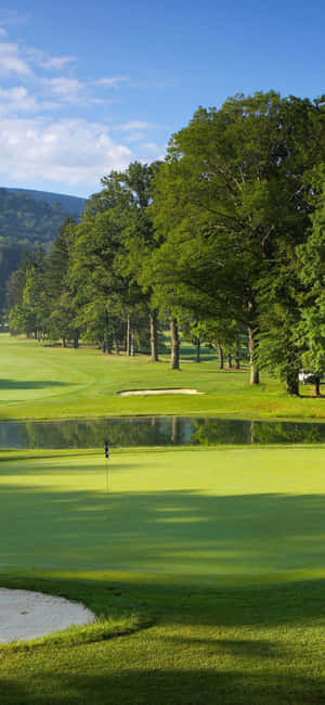 Fondo Iphone X Campo de Golf — Galaxia A57 Fondos de pantalla
