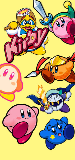 Fondo de pantalla HD genial de Kirby y otros personajes — iPhone 13 Pro Max Fondos de pantalla