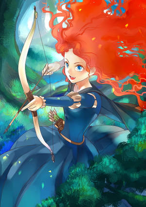 Fondo de Pantalla Disney Brave Arte Anime — OnePlus Pad 3 Pro Fondos de pantalla