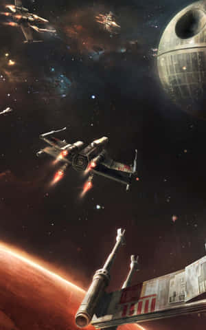 Domina la Escena con el Icónico X-wing Fighter — Galaxy Tab S10+ Fondos de pantalla