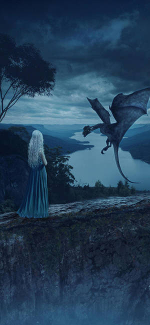 Fondo de Pantalla de Dragón de la Temporada 8 de Game Of Thrones — iPhone 14 Fondos de pantalla