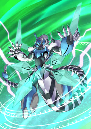 Duelo intenso y fascinante entre dragones de Yu-Gi-Oh — iPhone Duo Fondos de pantalla